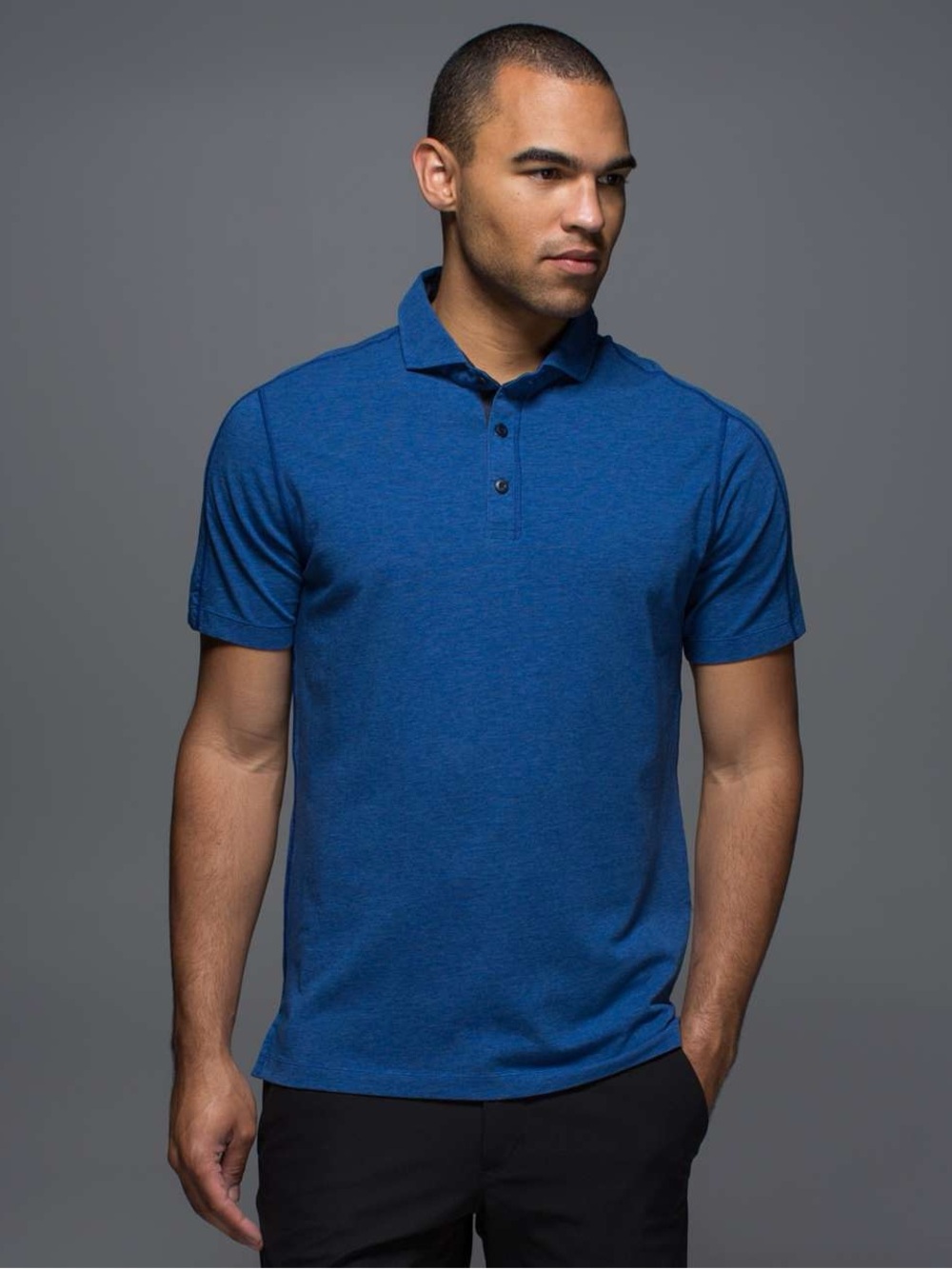 Lululemon Rival Polo Shirt - Heathered Cove